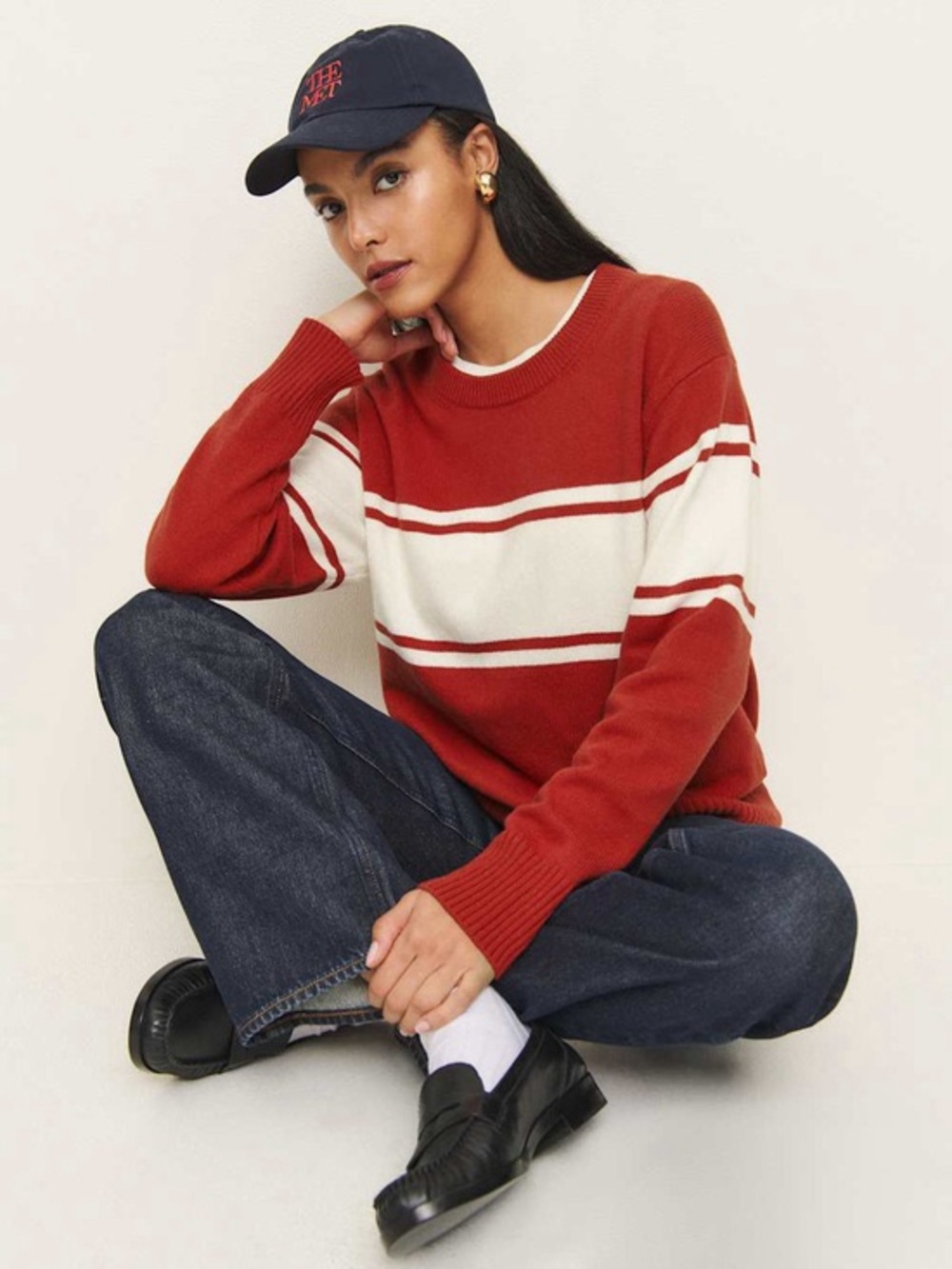 Reformation Fields Crewneck Sweater